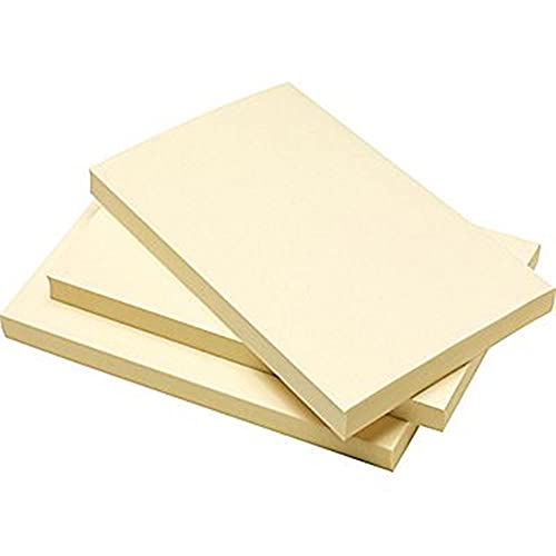 975 Supply 3" x 5" Yellow Self-Sticking Notepads, Sticky Notes, 100 Sheets/Pad - Variations (12 Pads) - Image 1