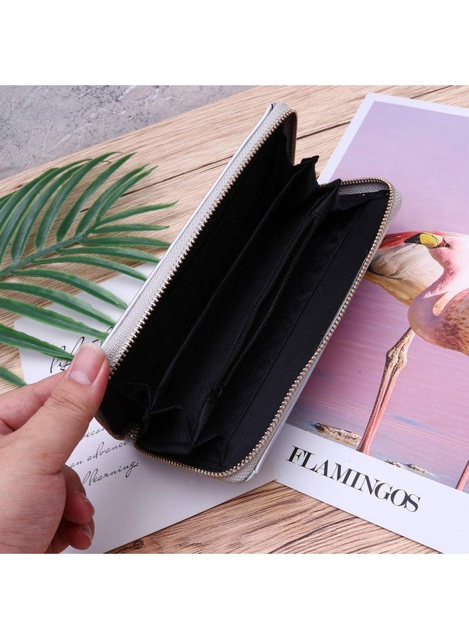 TENDYCOCO Wallet Holographic Zipper Long Wallet Credit Card Holder Clutch Bag For Women - Image 4