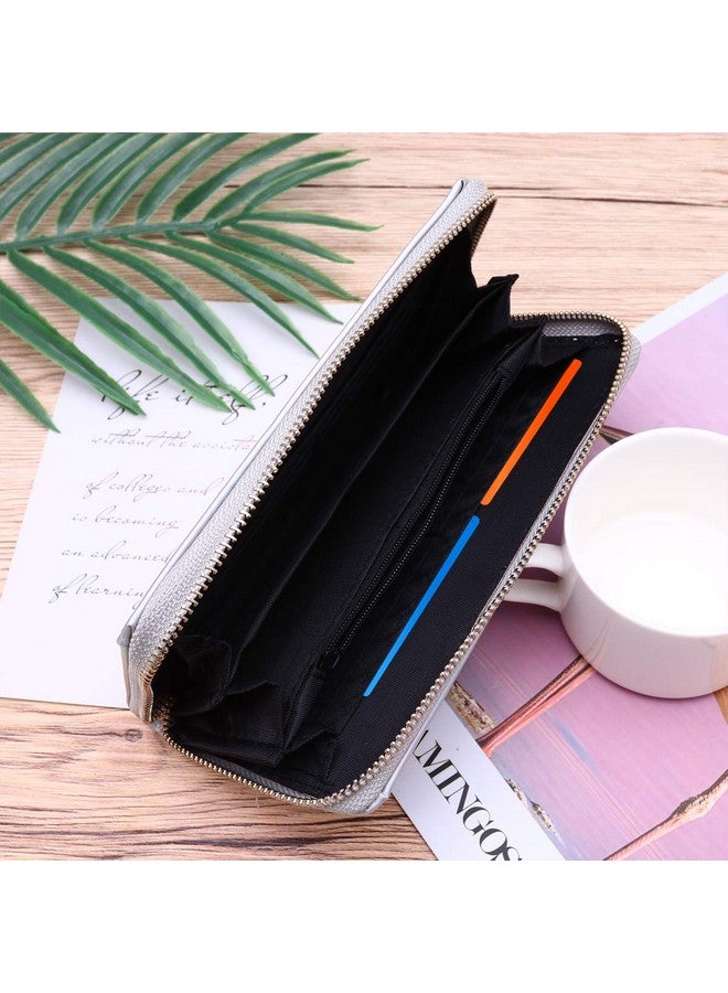 TENDYCOCO Wallet Holographic Zipper Long Wallet Credit Card Holder Clutch Bag For Women - Image 5