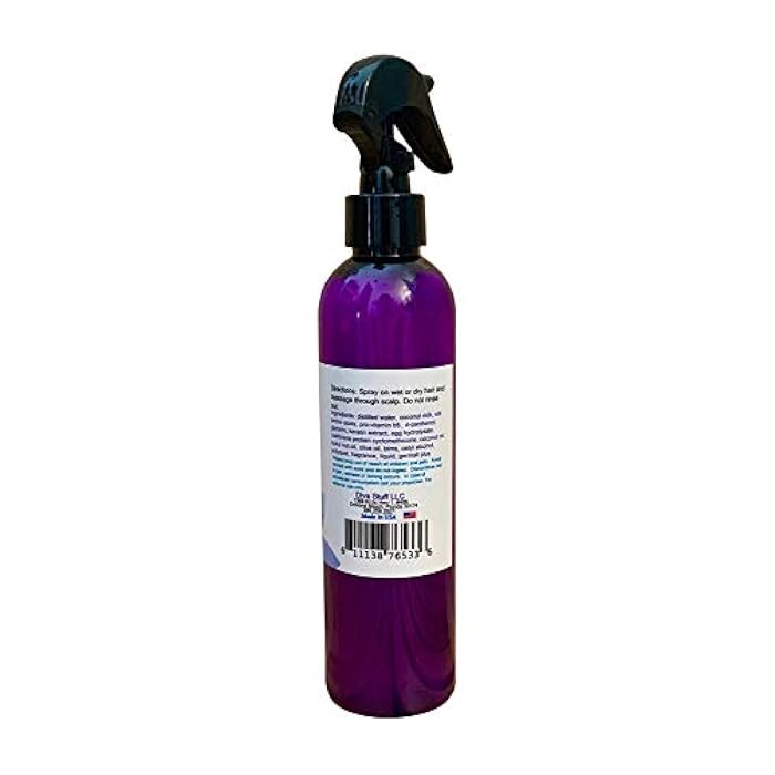 Diva Stuff Confetti Cake Scented Hair Leave In Conditioner With Coconut Milk, Keratin and Egg Hydrolysate, 8oz - Image 2
