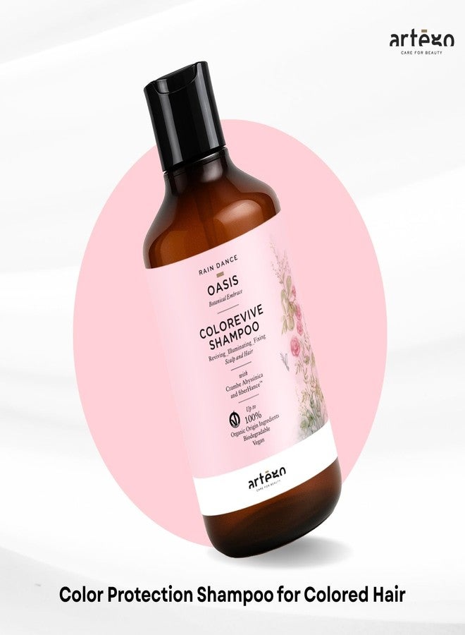 artego Artègo Rain Dance Oasis Colorevive Shampoo - Reviving & Brightening Color-Fixing Shampoo for Color-Treated Hair - With fiberHance™ for Shine, Strength & Vibrancy (10.2 oz) - Image 2