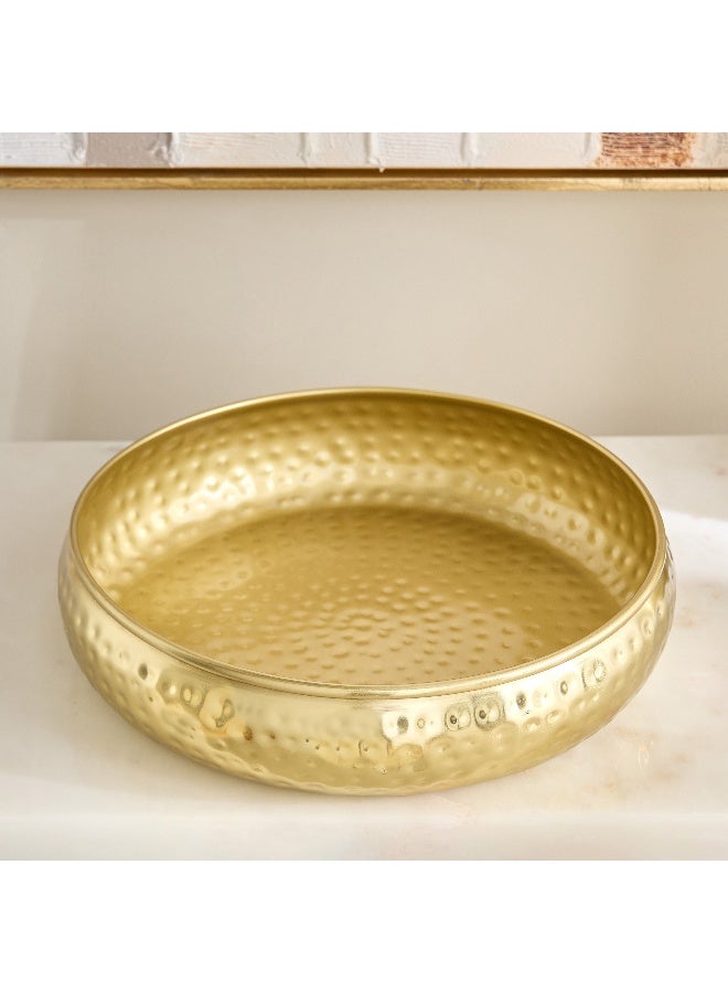 Home Box Avya Metal Hammered Urli 30 x 7 x 30 cm - Image 3