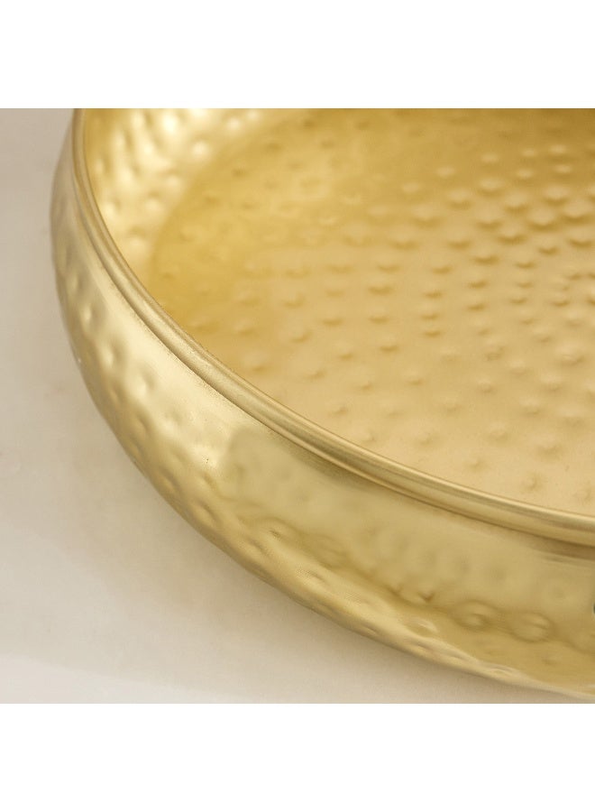 Home Box Avya Metal Hammered Urli 30 x 7 x 30 cm - Image 3