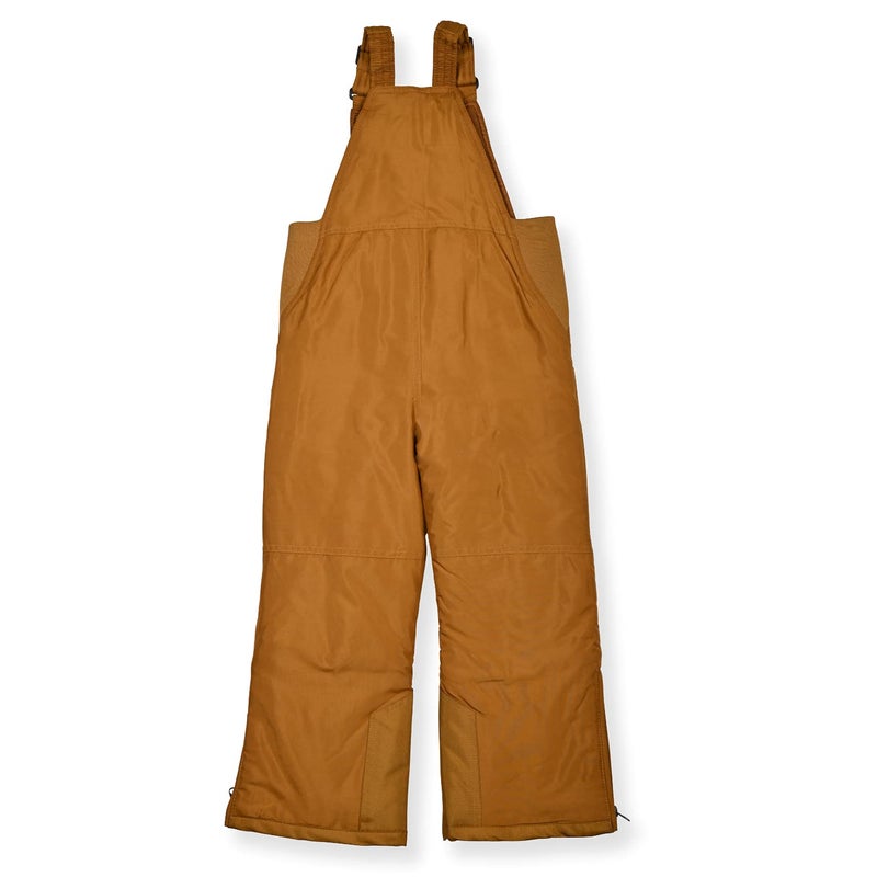 Arctic Quest Boys Girls Unisex Classic Ski & Snow Bib Overall Winter Snowsuit Water-Resistant Windproof Outdoor Rain Bib, Chestnut, 7-8 - Image 2