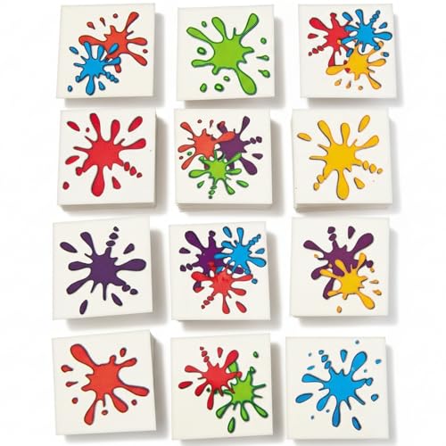 Fun Express ARTIST PAINT SPLASH TATTOOS Apparel Accessories VBS Vacation Bible School SuppliesDecor 72 Pieces - Image 1