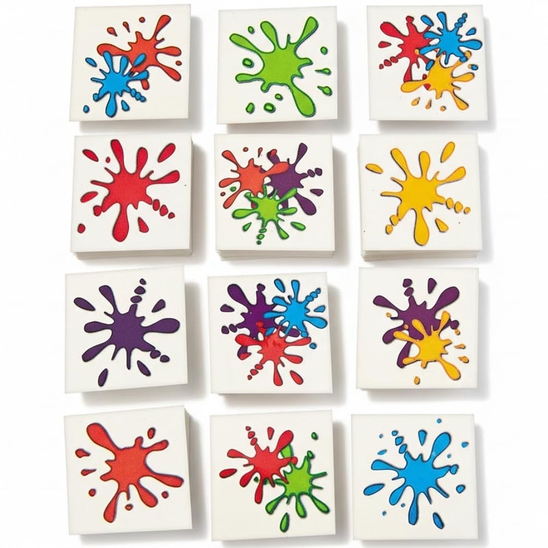 Fun Express ARTIST PAINT SPLASH TATTOOS Apparel Accessories VBS Vacation Bible School SuppliesDecor 72 Pieces - Image 2