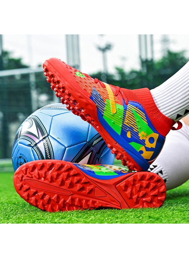 Sports Shoes With Spikes And Broken Nails  New Wear-resistant Anti-slip Football Sports Shoes For Couples