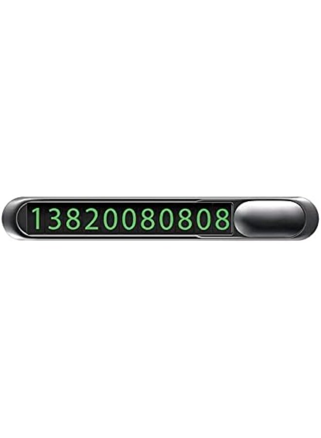 Temporary Car Parking Phone Number Plate for Automobile - Image 1