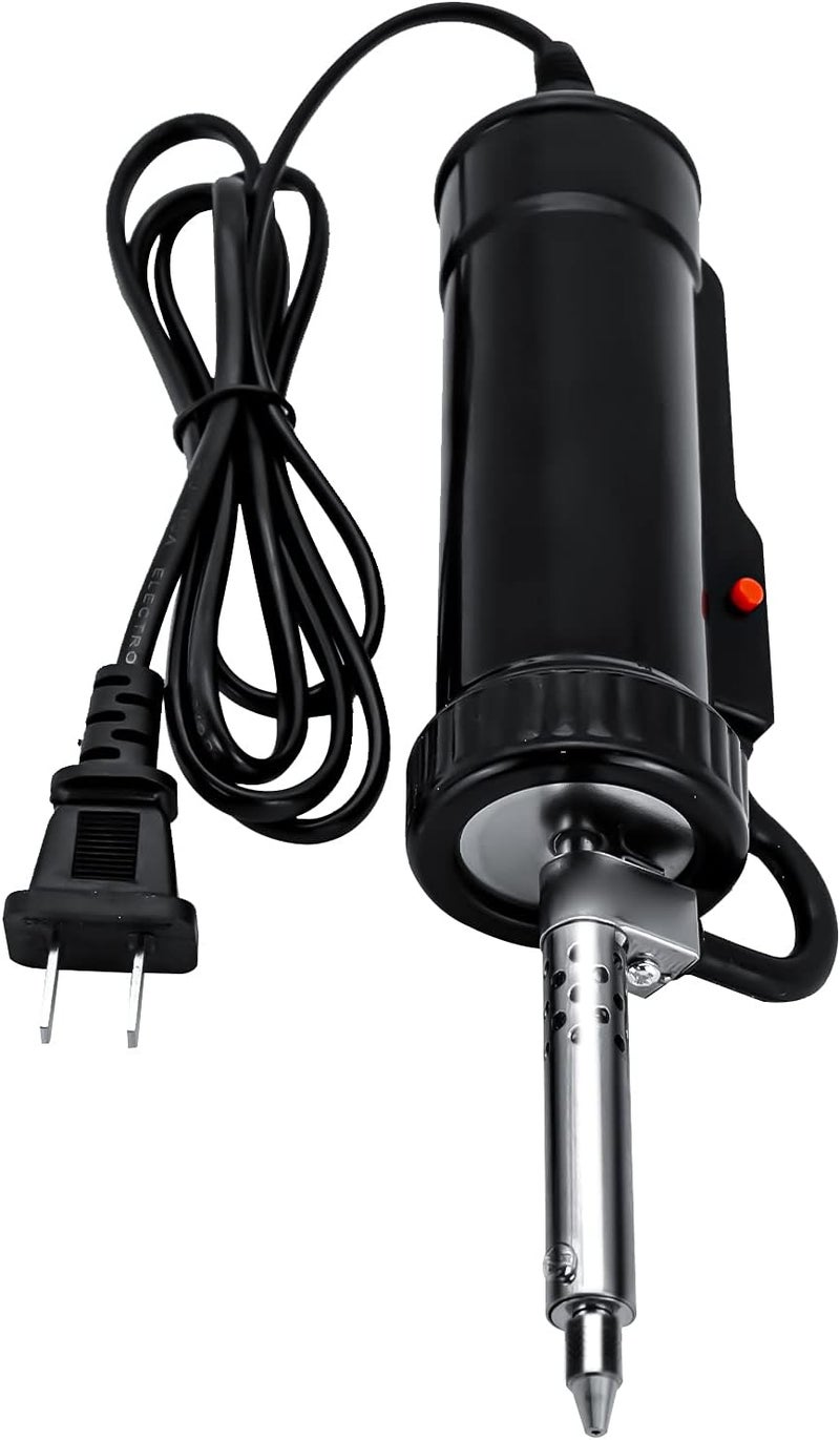 hightop Automatic Desoldering Pump Vacuum Solder Sucker Tool Portable AC110V 30W Electric Desoldering Gun Repair Solder Removal Tool Solder Sucker Iron Tin for DIY with 3 Soldering Suction Tips - Image 2