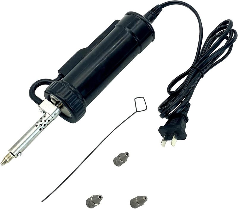 hightop Automatic Desoldering Pump Vacuum Solder Sucker Tool Portable AC110V 30W Electric Desoldering Gun Repair Solder Removal Tool Solder Sucker Iron Tin for DIY with 3 Soldering Suction Tips - Image 1