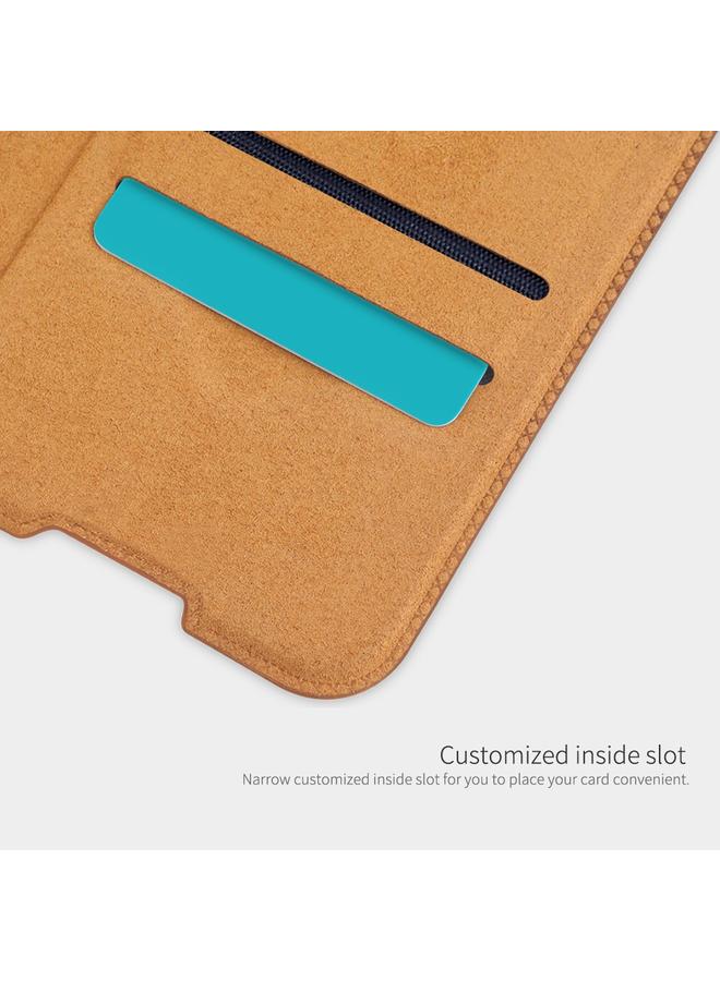 Nillkin Case For OnePlus Nord N100 QIN Series Crazy Horse Texture Horizontal Flip Leather Case with Card Slot - Image 5