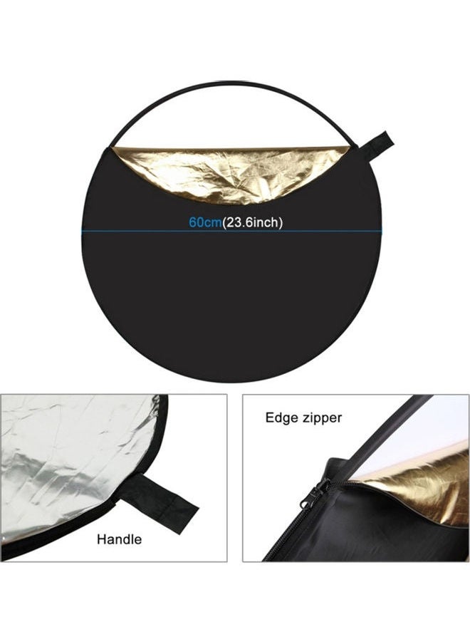 NIBEMINENT 5-In-1 Folding Photographic Reflector Board 60cm Multicolour  - Image 4