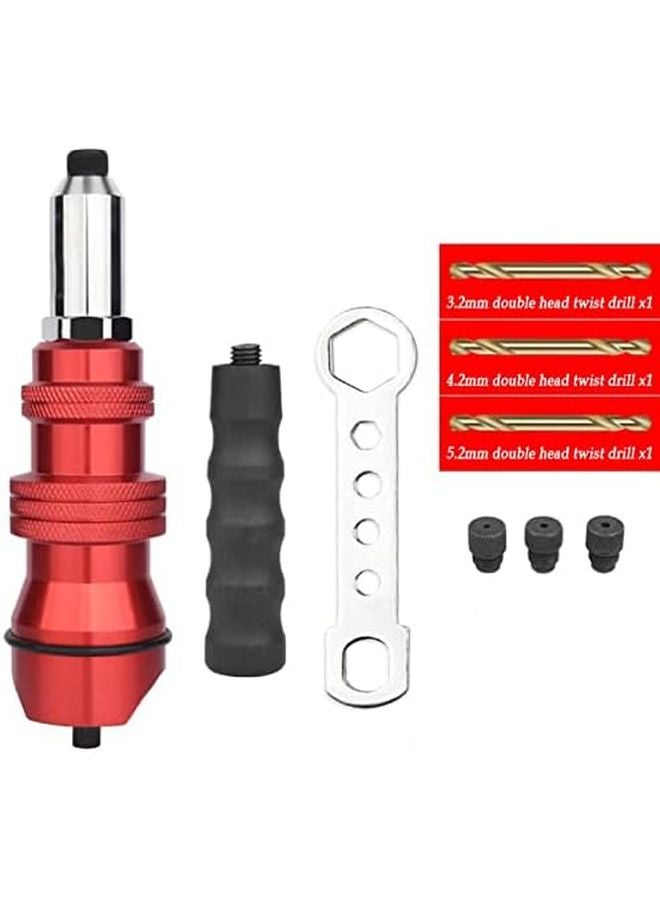 محول برشام بمقبض لحفر لاسلكي أداة إدخال صامولة 3 8 بوصة - Image 3