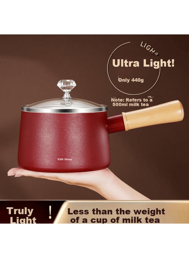 Ssn Mini Small Milk Pot Single Serving Ceramic Non-stick Milk And Soup Pot For 1-2 People - Image 3