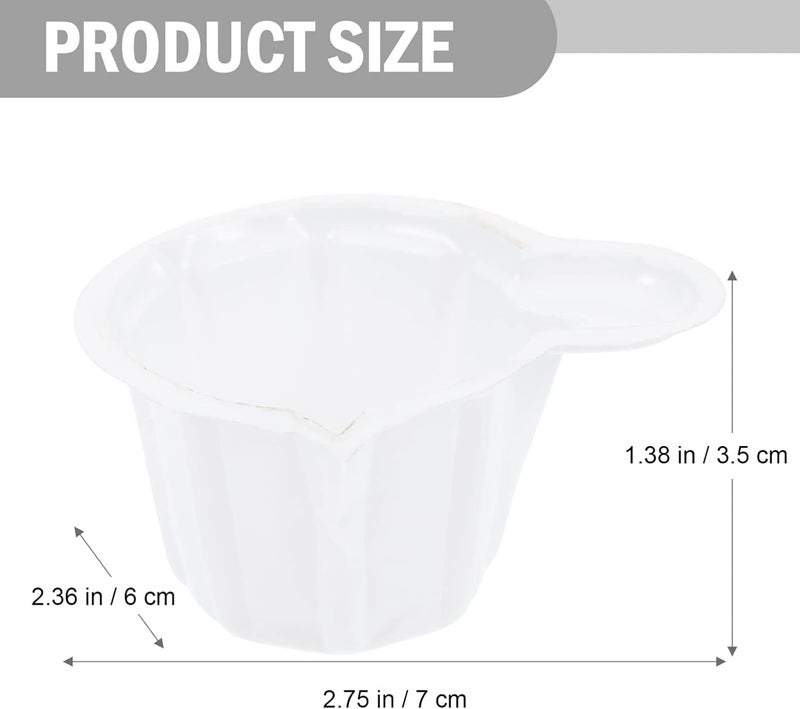 klarako Disposable Urine Cups Urine Specimen Cups: Ovulation Test PH Test Pregnancy Testing Pee Cups Urine Specimen Container 1000pcs Plastic Urine Specimen Cups - Image 2