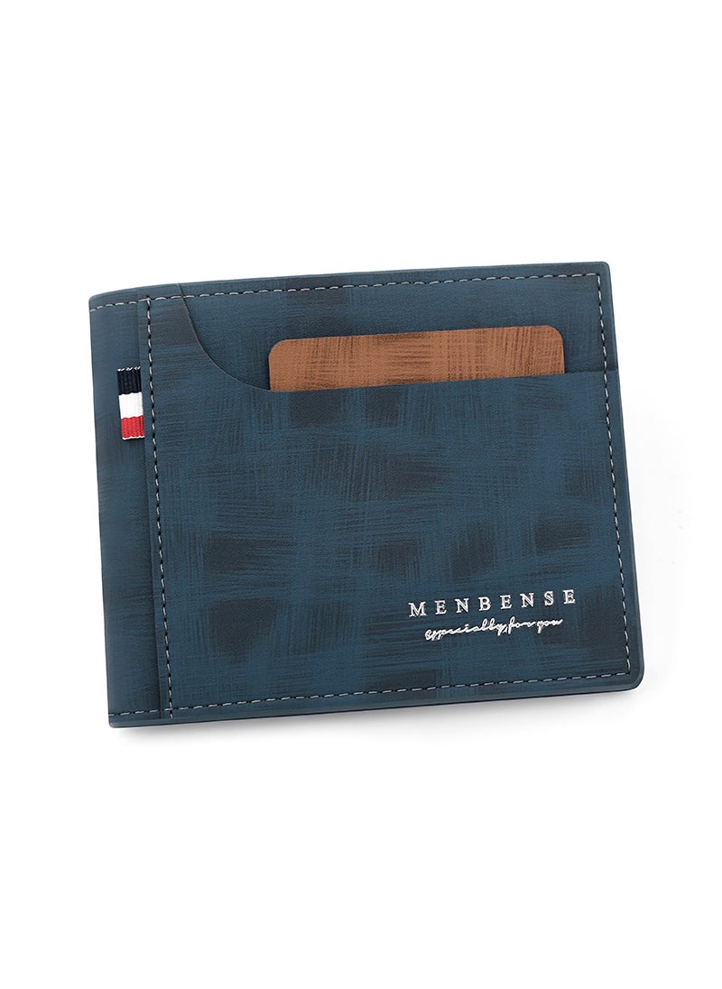 MenBense - Business Men's Wallet Short Wallet Card Holder Document Bag 12*9.5*2cm - Image 1