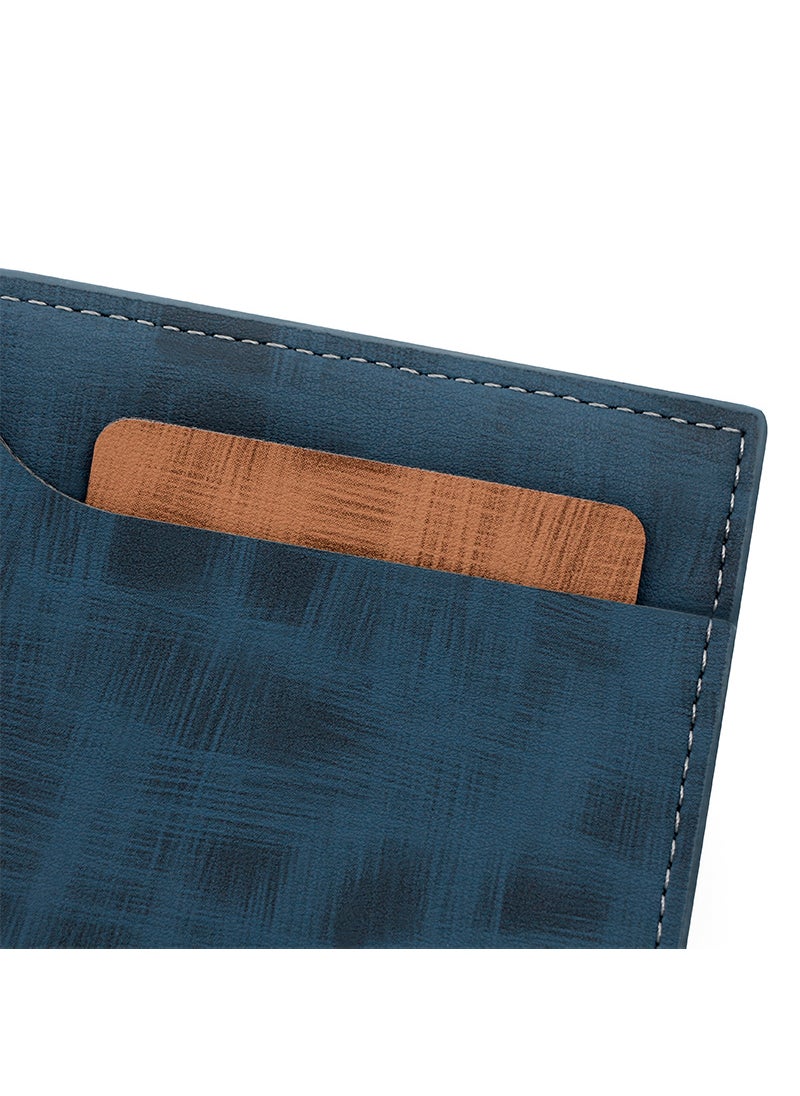MenBense - Business Men's Wallet Short Wallet Card Holder Document Bag 12*9.5*2cm - Image 1