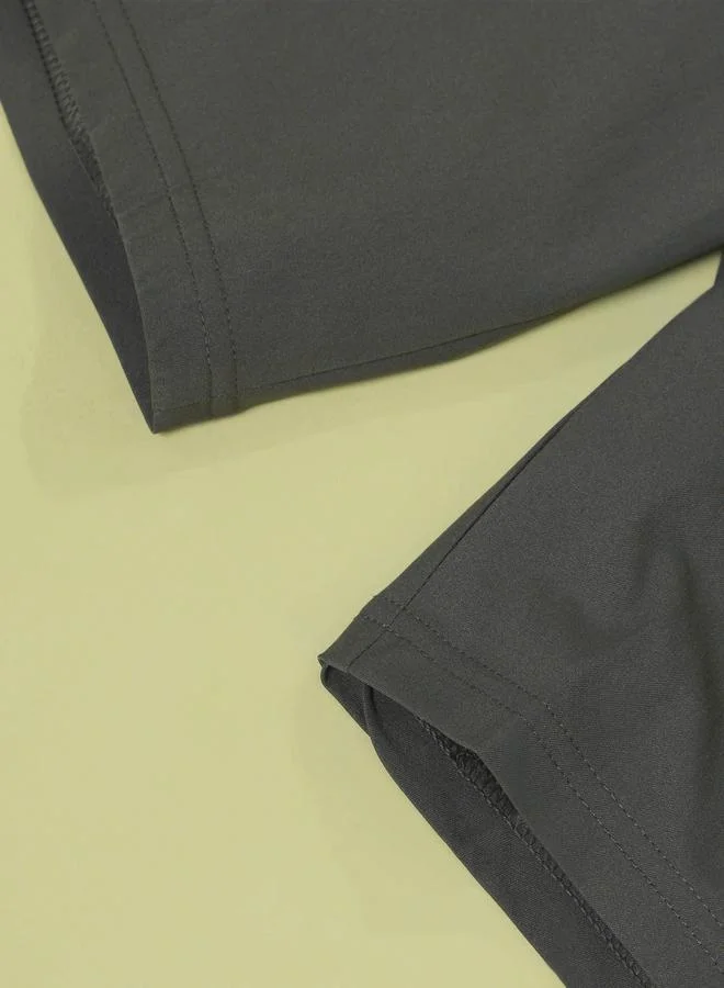 تكنوسبورت Men Solid Slim Fit Sports Shorts with TS FLEXI by Styli