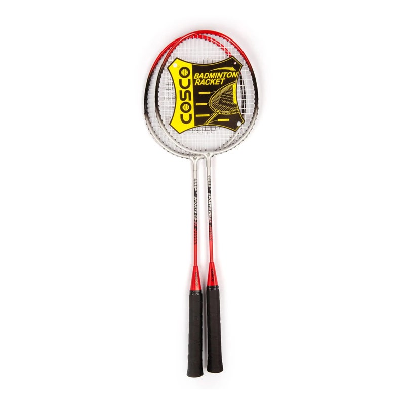 Cosco CB-85 Alloy Steel Strung Badminton Racquet With Free Head cover (Red/Silver, Pack of 2) | For Beginers | 100 grams | Maximum String Tension - 20lbs - Image 3