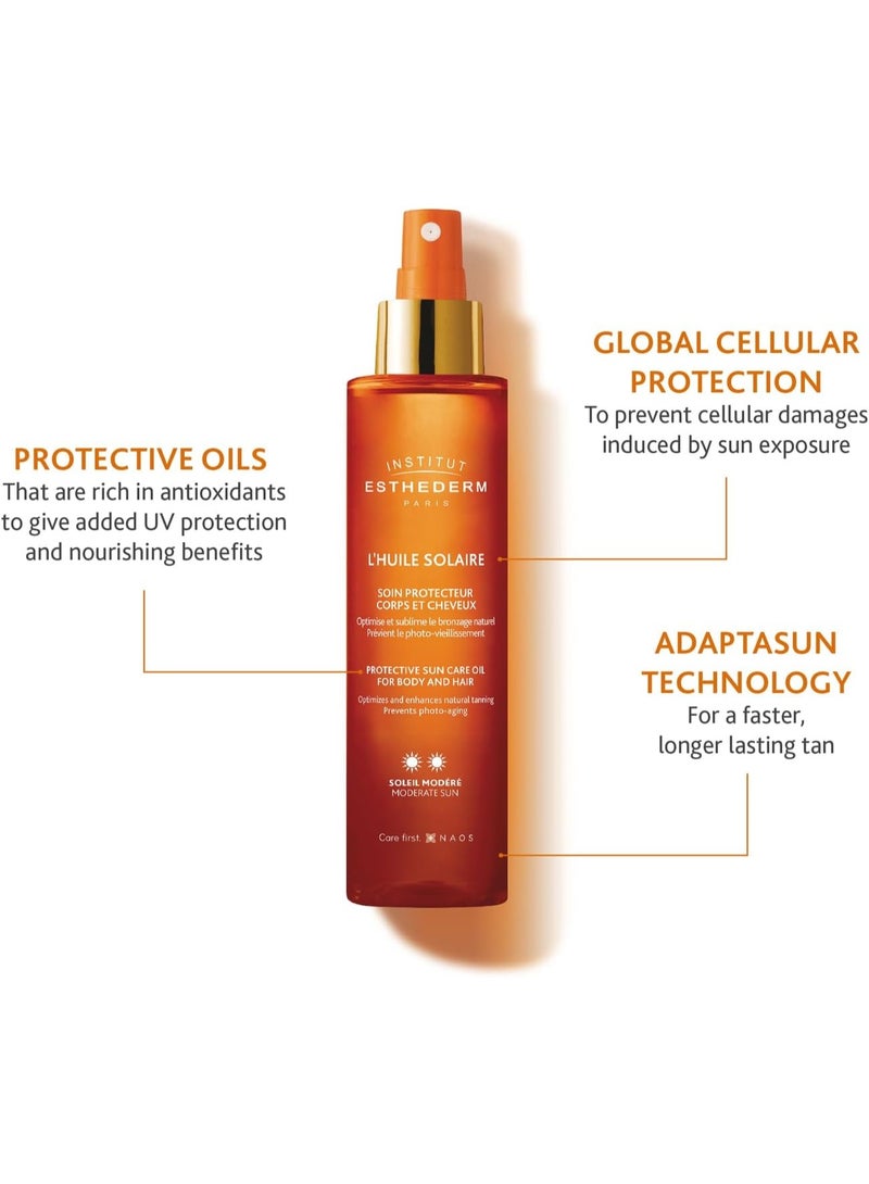 إستيديرم زيت العناية بالبشرة في أشعة الشمس العادية إلى القوية من انستيتوت استيدرم - 150 مل - Image 2