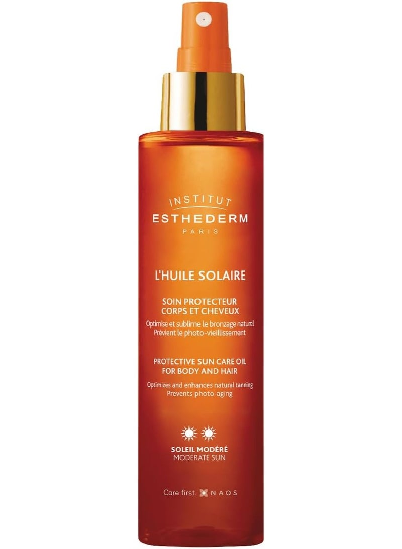 إستيديرم زيت العناية بالبشرة في أشعة الشمس العادية إلى القوية من انستيتوت استيدرم - 150 مل - Image 1