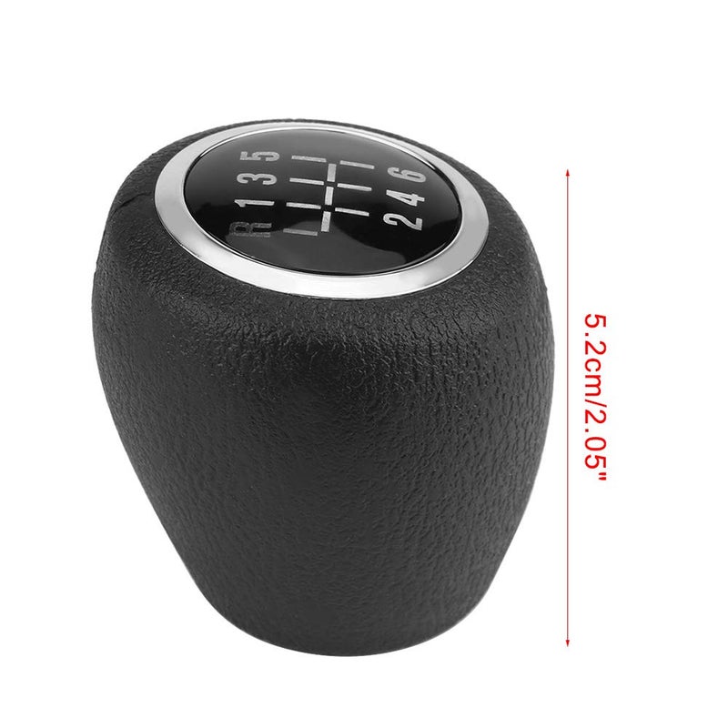 Acouto Gear Shift Knob 6 Speed Car Gear Shift Lever Knob Head Manual Shift Knob Fit for Cruze 2008-2011 - Image 3