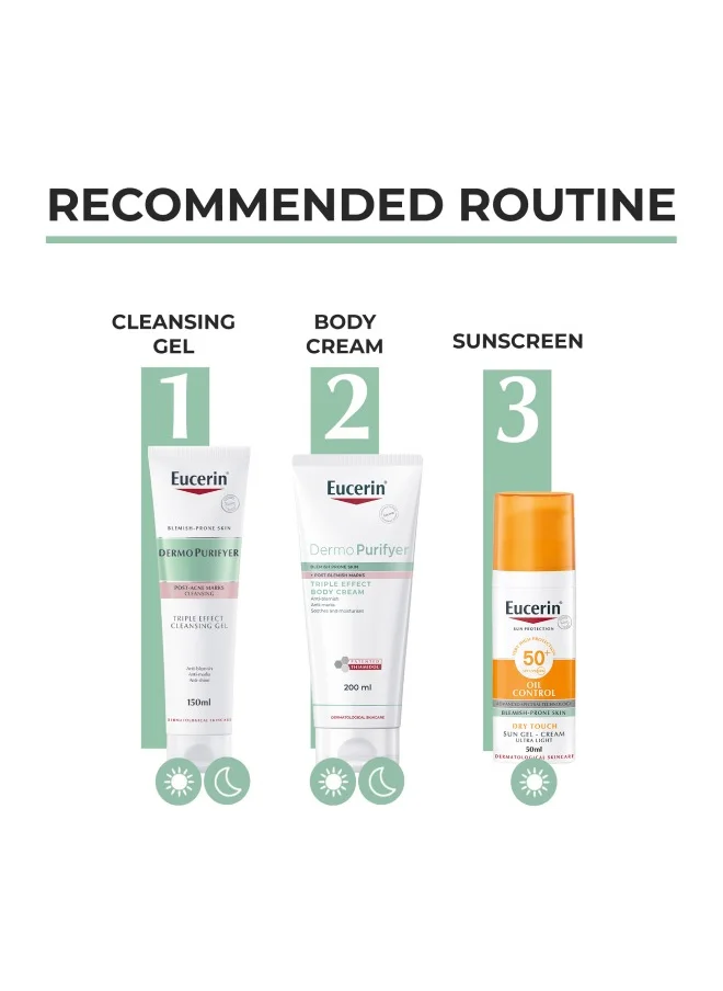 Eucerin Dermoprurifyer Triple Effect Body Cream 200Ml