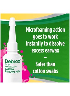 Debrox Ear Wax Removal Drops, Gentle Microfoam Ear Wax Remover, 0.5 Fl Oz  - Image 3
