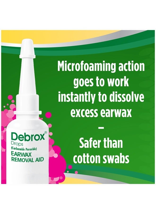 Debrox Ear Wax Removal Drops, Gentle Microfoam Ear Wax Remover, 0.5 Fl Oz  - Image 3