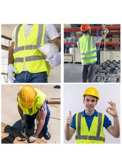 VINSTAR Reflective Vest - Your Ultimate High Visibility Safety Jacket with 360° Protection! (L)  - Image 2