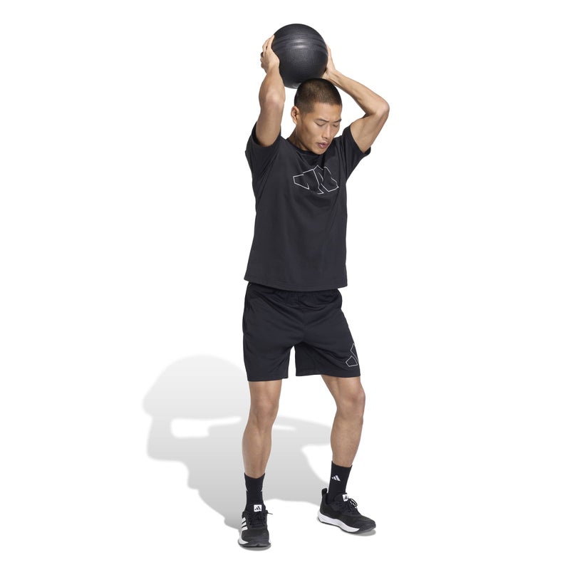 adidas Workout Essentials Feelready Logo Graphic T-Shirt - Image 2