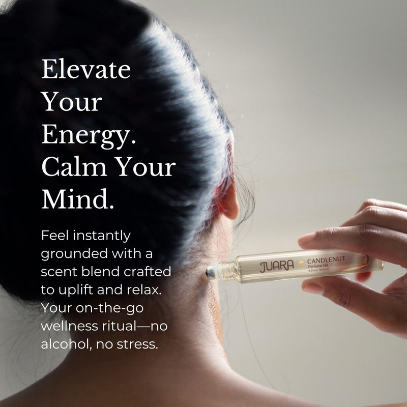 Juara - Candlenut Perfume Oil | Roll-on | Tropical Fragrance for Women | Natural Ingredients | Long Lasting Luxury | Alcohol-Free | Paraben & Sulfate Free | 0.34 oz (10mL) (Candlenut) - Image 4