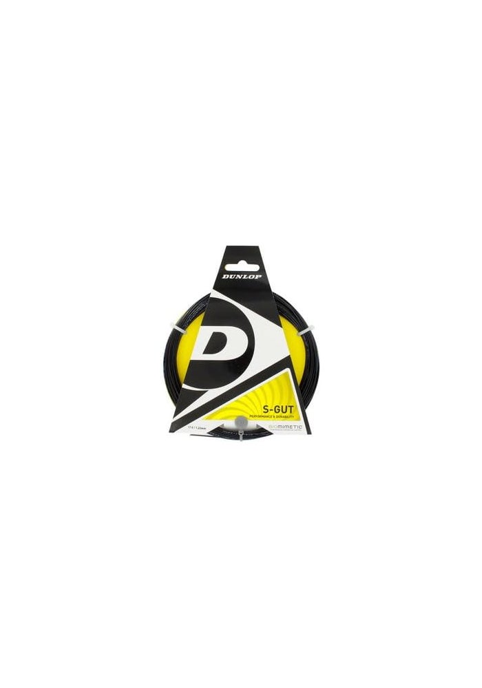 DUNLOP خيط تنس دانونب S-Gut 17 Gauge، أسود - Image 4