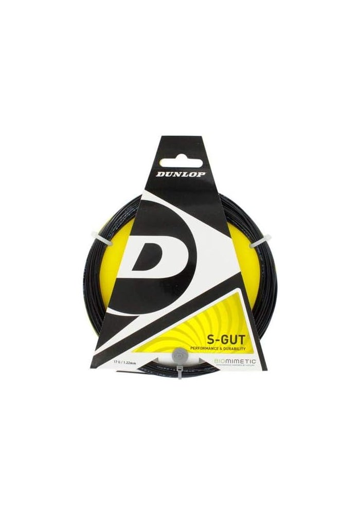 DUNLOP خيط تنس دانونب S-Gut 17 Gauge، أسود - Image 2