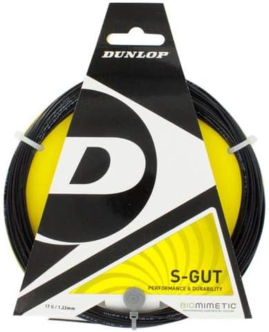 DUNLOP S-Gut 17 Gauge Tennis String, Black - Image 3