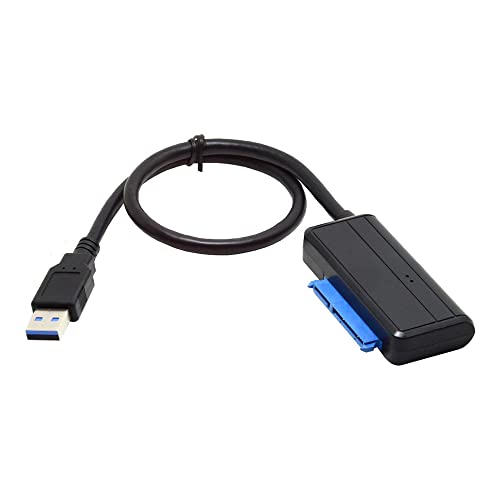 NFHK USB 3.0 to Angled SATA 22 Pin Adapter Cable for 2.5" 3.5inch Hard Disk Drive SSD for Desktop Laptop - Image 1