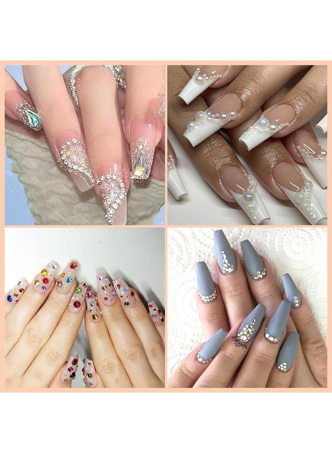 iFancer Face Gems Stick on Face Jewels Nail Self Adhesive Rhinestones Hair Pearls Accessories Eye Gems Jewelry Festival Makeup Body Art Supplies - Image 5