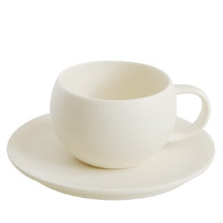 WENSHUO Egg Shape Coffee Mug Round Teacup with Saucer Matte Crme 8oz Crme - pzsku/ZB6630F6C0A4D8A765B16Z/45/1750417240/8febec04-075d-427b-ac9f-7044f73ee82f