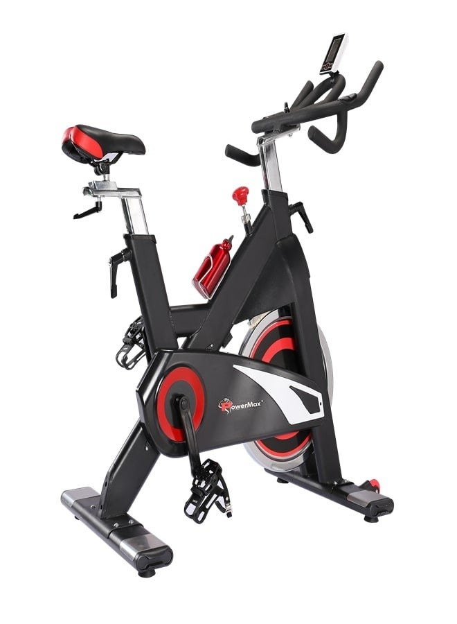 Powermax Fitness Bs-2500C Heavy Commercial Exercise Spin Bike With 24Kg Flywheel, Step Less Resistance And Heart Rate Sensors For Gym Workout NANone - Image 1
