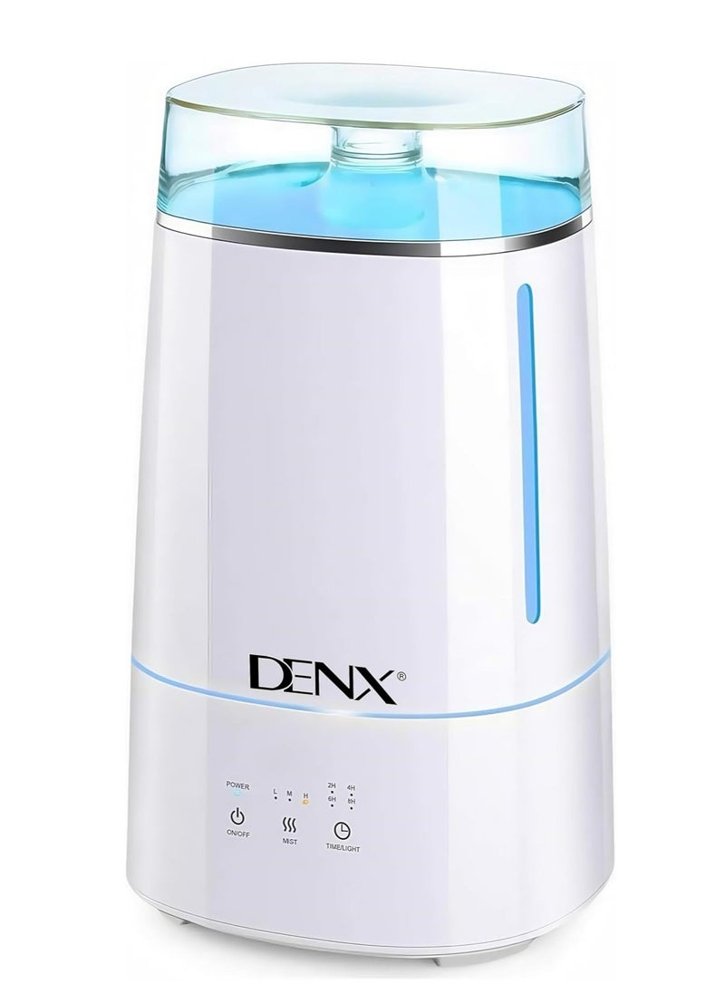 The air diffuser has a power of 22 watts and a capacity of 3.5 liters to humidify and purify the air
