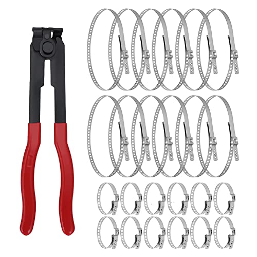 Alpha Rider For Auto/ATV CV Joint Axle Boot Clamp Pliers Tool with 24 Crimp Bands,Ear Type Extension For Most Cars,Universal Car Band Tool Kit - Image 1