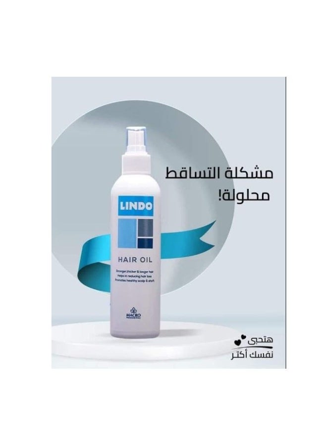 ماكرو بخاخ زيت ليندو للشعر 250 مل - Image 4