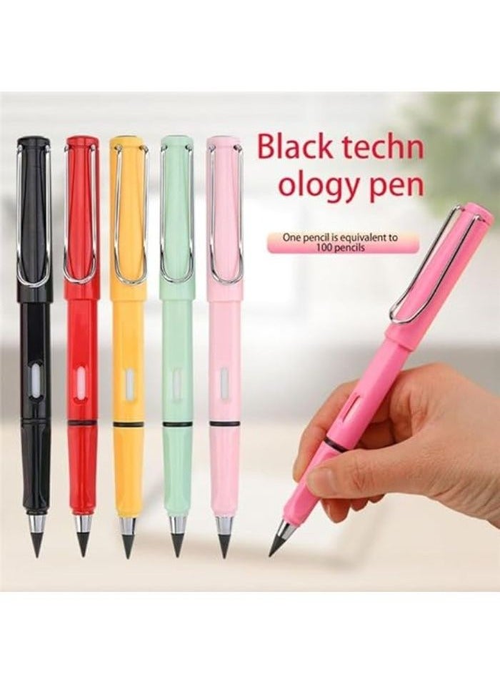 Forever Pencils 6 Pencils, Long Lasting Pencil, Magic Infinity Pencils with Eraser, Cute Long Lasting Inkless Pencil for Kids for Writing, Drawing (6 Pencils) - Image 4