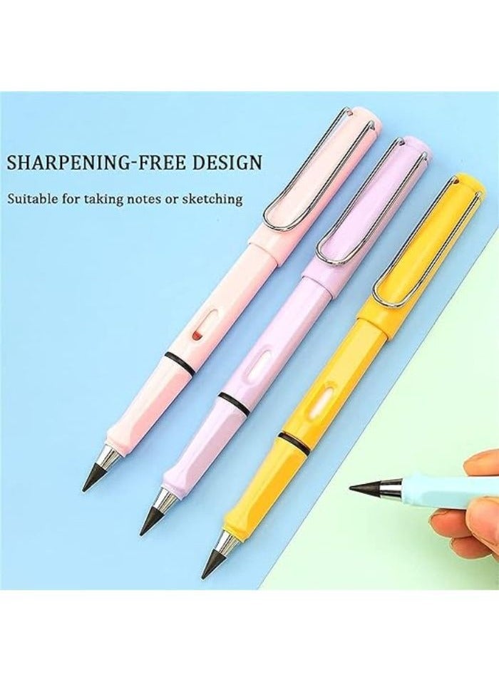 Forever Pencils 6 Pencils, Long Lasting Pencil, Magic Infinity Pencils with Eraser, Cute Long Lasting Inkless Pencil for Kids for Writing, Drawing (6 Pencils) - Image 5