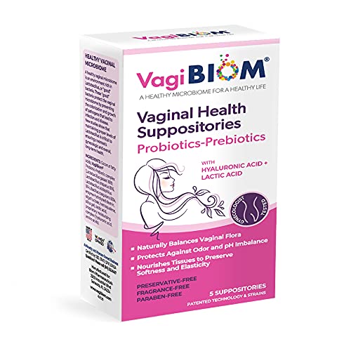 VagiBiom تحاميل فاجي بايوم لبكتيريا حمض اللاكتيك توازن الفلورا الميكروبية والتحكم في الروائح نظام توازن وتغذية الفلورا الصحية خالية من البارابين وخالية من المواد الحافظة - Image 1
