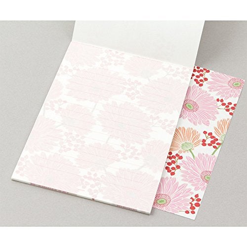 Midori 20487006 Stationery Paper A5 Washi, Gerbera Pattern - Image 3