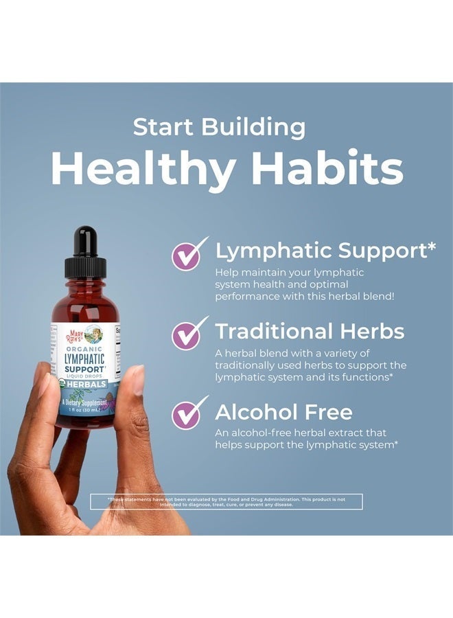 MaryRuth's Lymphatic Support Drops | USDA Organic Lymphatic Cleanse Immune Support Supplement 30 Servings | - Image 4