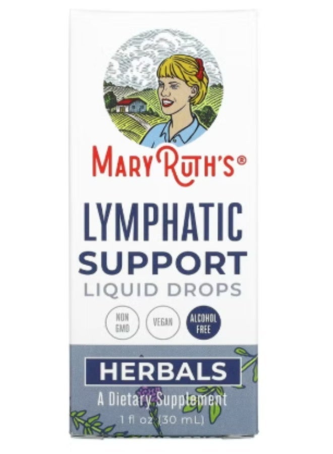 MaryRuth's تصريف لمفي | قطرات دعم لمفي | تطهير لمفي عضوي معتمد من وزارة الزراعة الأمريكية مع إشنسا وبلسان البحر لدعم المناعة | مضاد للأكسدة والدفاع المناعي | نباتي | غير معدّل وراثيًا | 30 وجبة - Image 2