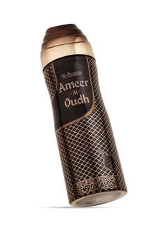 Al Nuaim Al Nuaim Ameer Al Oudh Unisex Deodorant - 200ml | Alcohol Free Deo | Body Spray | Long Lasting Perfumed Spray  - Image 2