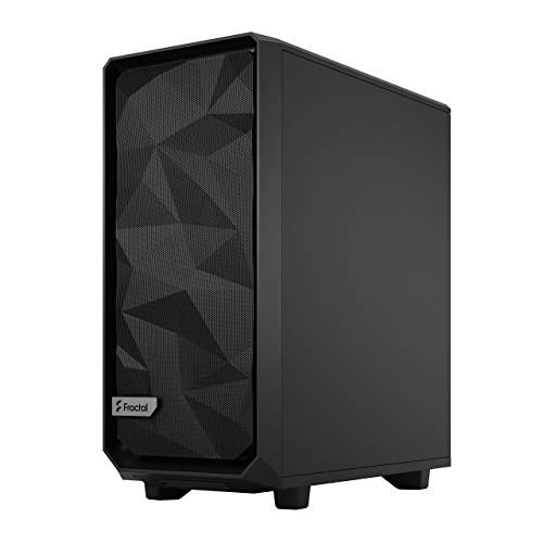 Fractal Design Meshify 2 Compact Black ATX Flexible High-Airflow Light Tinted Tempered Glass Window Mid Tower Computer Case - Image 3